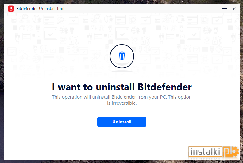 Okladka Bitdefender Uninstall Tool